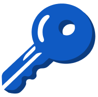 Key icon representing API key management